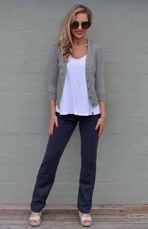 Second: 3/4 Sleeve Crop Cardigan (size 14)