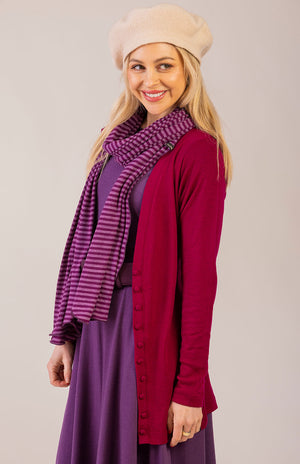 Lightweight Striped Scarf
