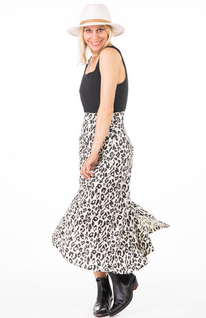 Vintage Ivory Leopard