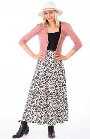 Vintage Ivory Leopard