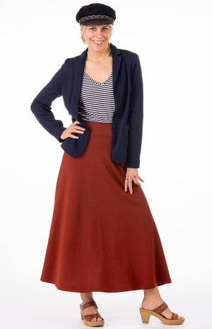 Navy & Ivory Stripe