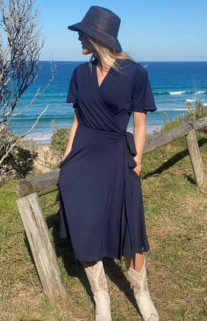 Cara Wrap Dress (clearance)