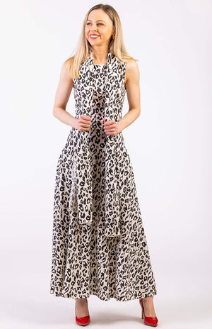 Vintage Ivory Leopard
