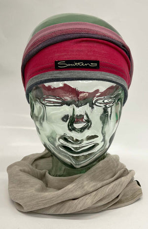 Rose Candy Pink & Navy Multi Stripe