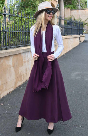 Aubergine Purple