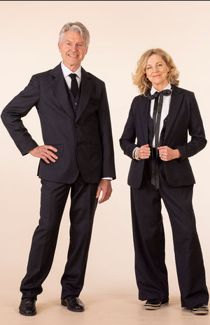 Obsidian Grey Herringbone