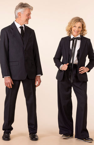 Obsidian Grey Herringbone