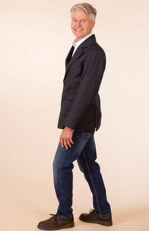 Obsidian Grey Herringbone