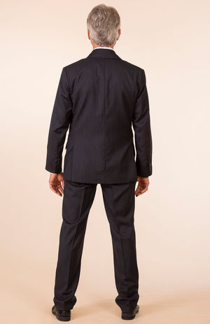 Obsidian Grey Herringbone