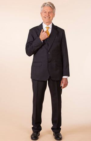 Obsidian Grey Herringbone