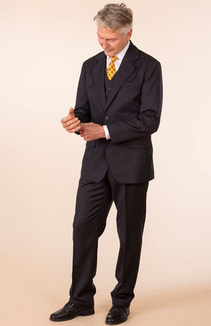 Obsidian Grey Herringbone