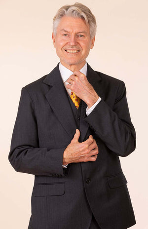 Obsidian Grey Herringbone