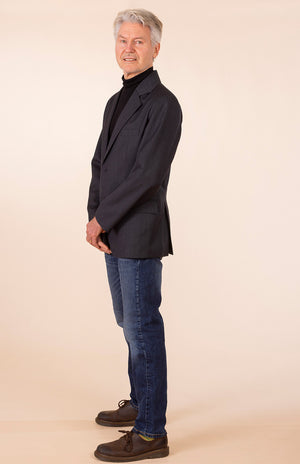 Obsidian Grey Herringbone