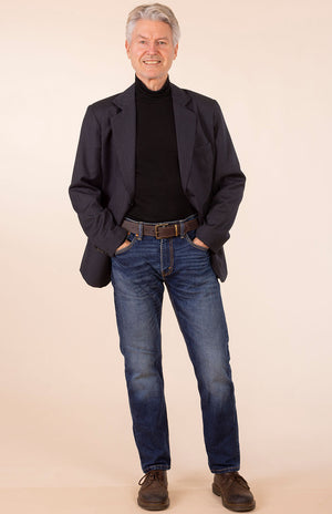 Obsidian Grey Herringbone