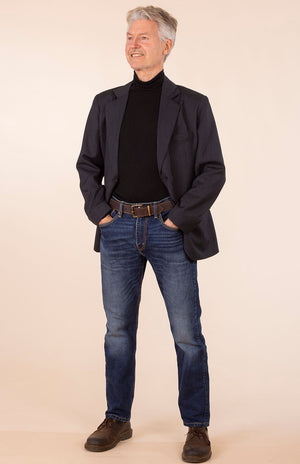 Obsidian Grey Herringbone