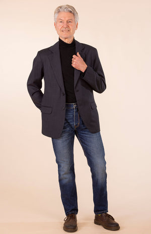 Obsidian Grey Herringbone