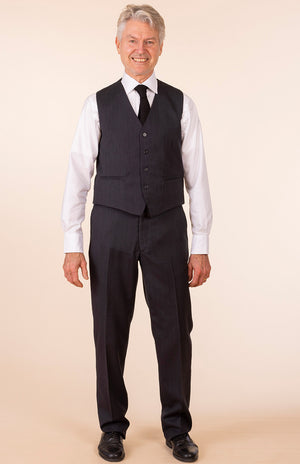 Obsidian Grey Herringbone