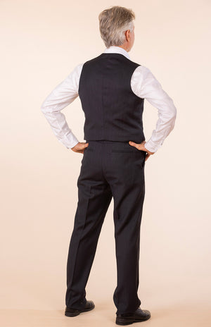 Obsidian Grey Herringbone