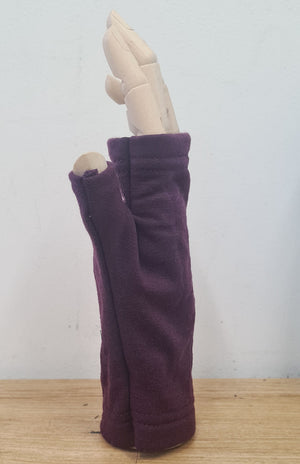 Aubergine Purple Fleece