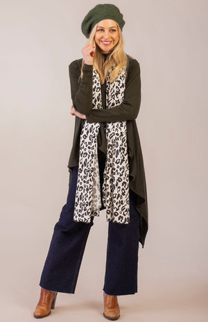 Vintage Ivory Leopard