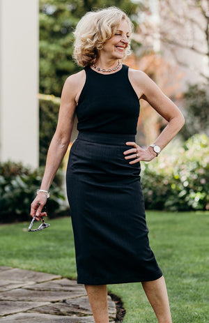 Obsidian Grey Herringbone