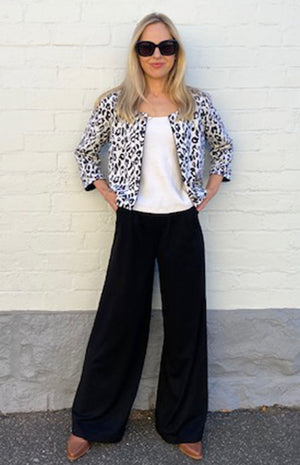 Black & Ivory Leopard