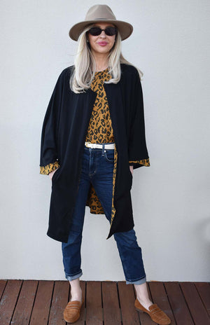 Black & Whiskey Leopard