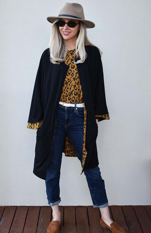 Black & Whiskey Leopard