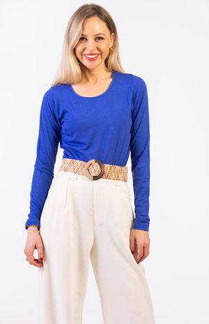 Round Neck Top (size 6 ; 14)