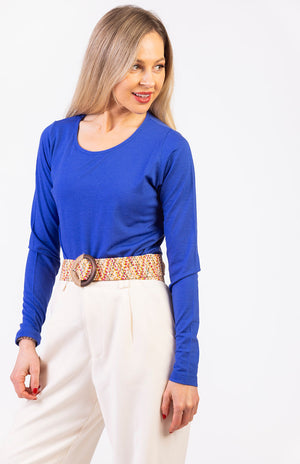 Round Neck Top (size 6 ; 14)