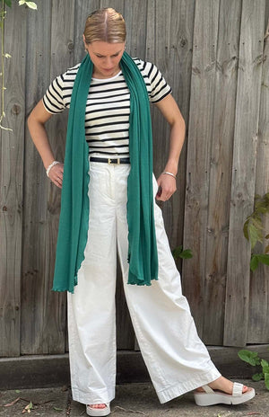 Navy Blue & Cream French Stripe