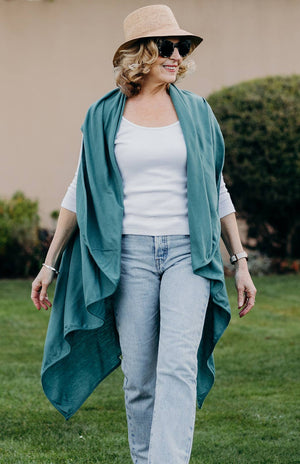 Multi-Way Sleeveless Wrap - Rib