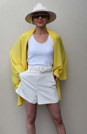 Multi-Way Sleeveless Wrap - Rib