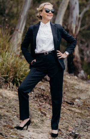 Obsidian Grey Herringbone