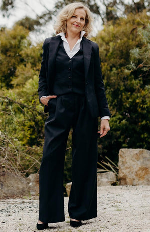 Obsidian Grey Herringbone