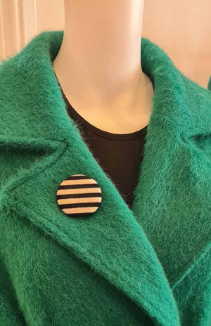 Black & Ivory Stripe