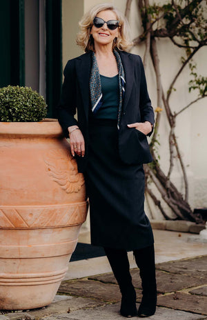 Obsidian Grey Herringbone