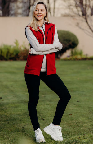 100% Wool Fleece Vest
