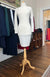 Ivory Women&#39;s Merino Wool Long Sleeve Scoop Neck Dress
