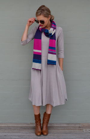 Grape Purple Multi Stripe