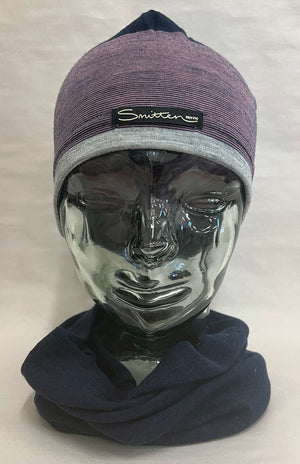 Rose Candy Pink & Navy Multi Stripe