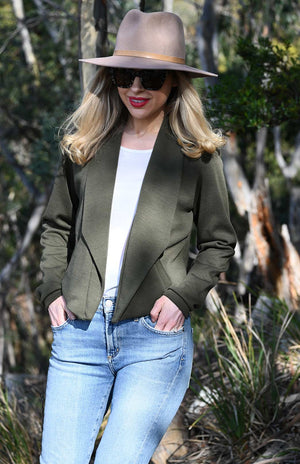 Lapel Jacket (Ponte)