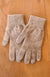 Oatmeal Unisex Merino Wool &amp;amp; Possum Fur Gloves 
