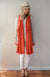 Burnt Orange Women&#39;s Merino Wool Luxury Scarf
