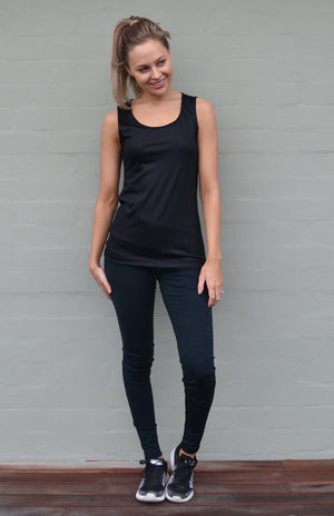 Sleeveless Scoop Top - Jersey