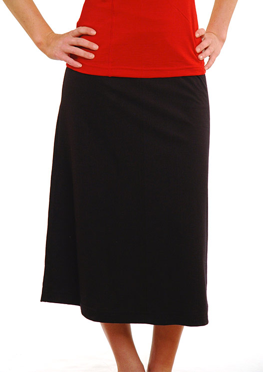 Black A-line skirt (Size M)