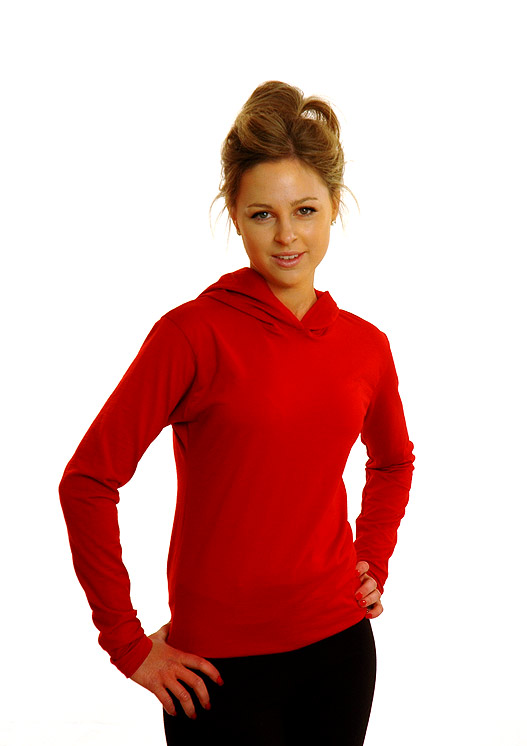 Womens black Crew Hoody (Size M)