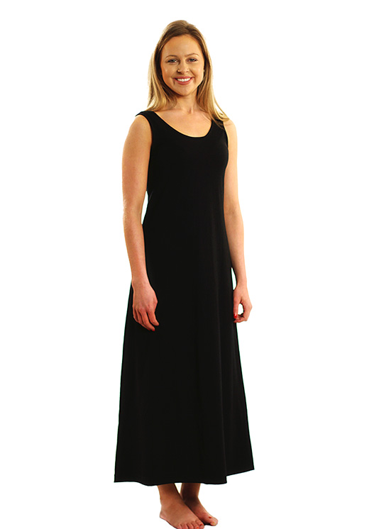 Black Maxi Dress (Size M)