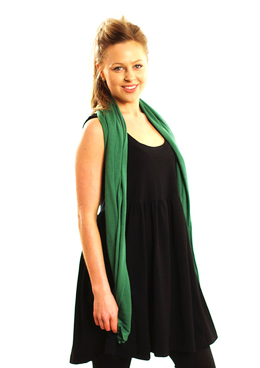 Black Gathered Dress (Size M)