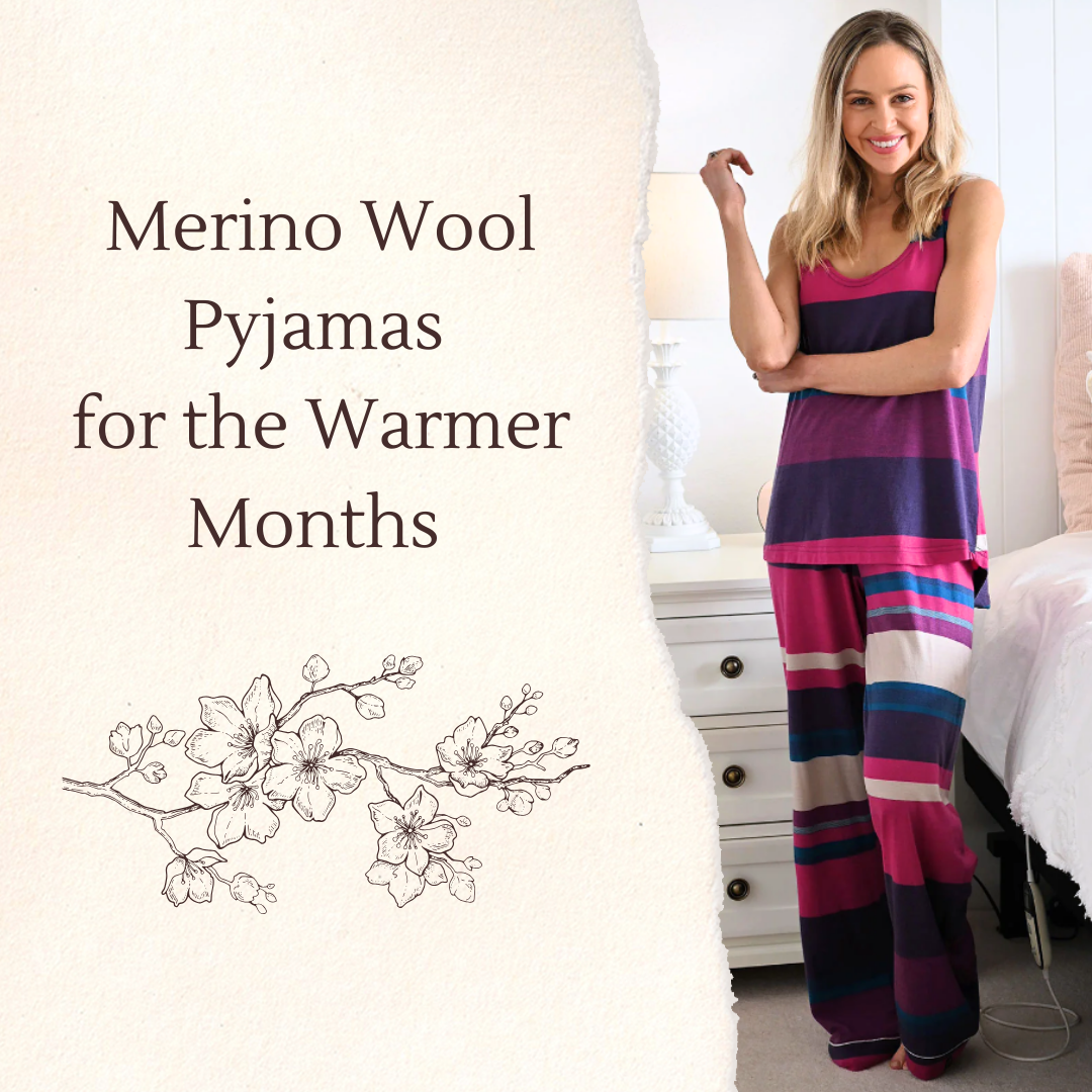 Merino Wool Pyjamas For The Warmer Months